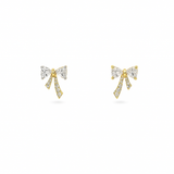 Plated Crystal Oval Drop Earrings for Women