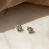 Plated Crystal Oval Drop Earrings for Women