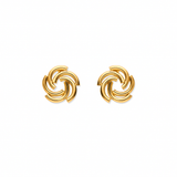 18K Gold Finish Chunky Hoop Earrings for Women & Girls