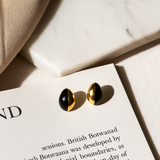 18K Gold-Plated Crystal Stud Earrings for Women, Girls