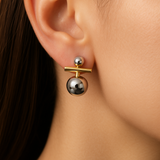18K Gold Classic Round Hoop Earrings for Women