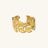 Ginkgo Gold Cuff