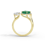 Regal Emerald Marquise Ring