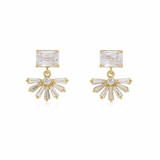 Silver Plated Crystal Earrings for Women