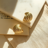 18K Gold-Plated Long Earrings for Women