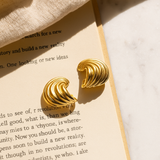 18K Gold-Plated Long Earrings for Women