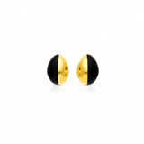 18K Gold-Plated Crystal Stud Earrings for Women, Girls