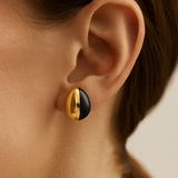 18K Gold-Plated Crystal Stud Earrings for Women, Girls