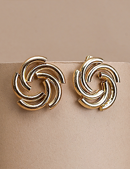 Swirl Knot Studs