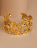 Ginkgo Gold Cuff