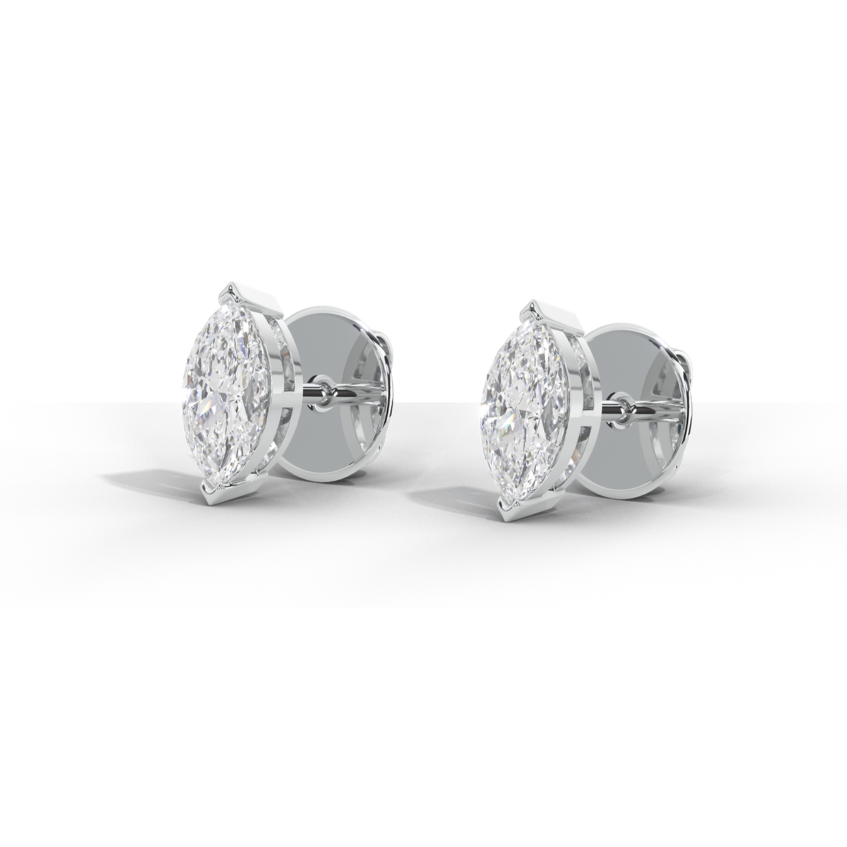 Marquise Diamond Studs
