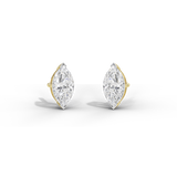 Marquise Diamond Studs
