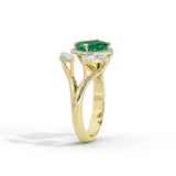 Regal Emerald Marquise Ring