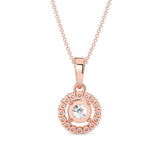 Halo Diamond Necklace