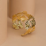Ginkgo Gold Cuff